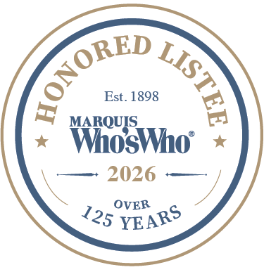 Marquis Who's Who award badge